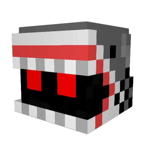 Misokatsu250 Minecraft avatar head, 3D render