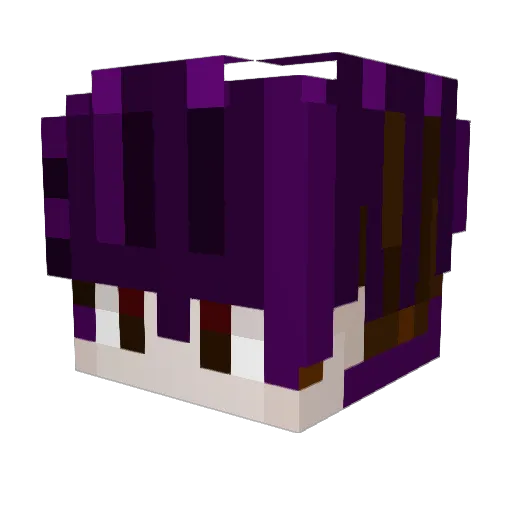 Misquoth Minecraft avatar head, 3D render