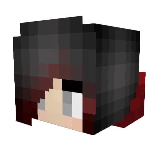 MissAshley42 Minecraft avatar head, 3D render