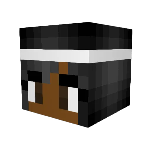 MissB163 Minecraft avatar head, 3D render