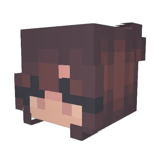 MissCamilla27 Minecraft avatar head, 3D render