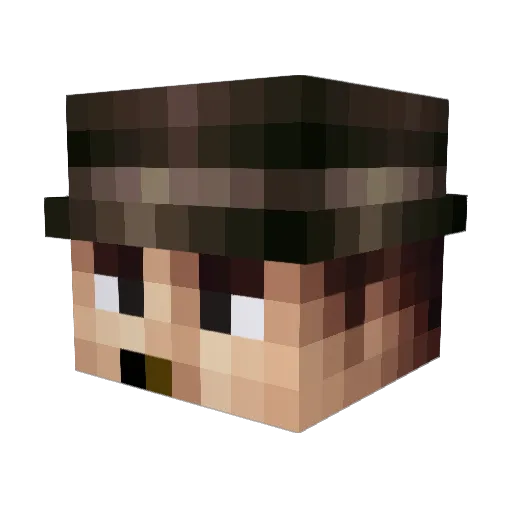 MissCongeniality Minecraft avatar head, 3D render