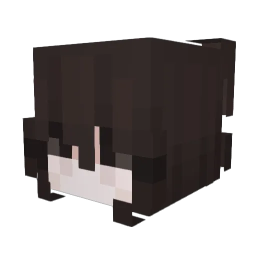 MissDeath4041 Minecraft avatar head, 3D render