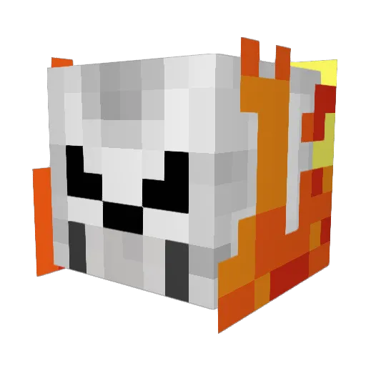 MissFiire Minecraft avatar head, 3D render