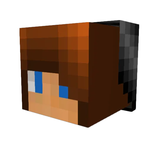 MissGraserMC Minecraft avatar head, 3D render