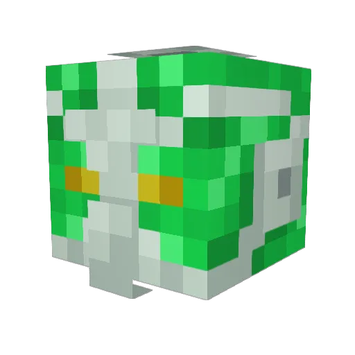 MissILoveMC Minecraft avatar head, 3D render