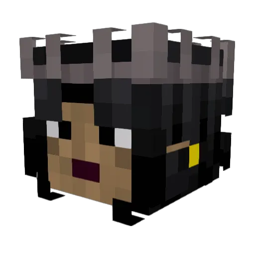 MissJackson47 Minecraft avatar head, 3D render