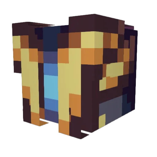 MissKasar Minecraft avatar head, 3D render