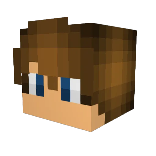MissKay05 Minecraft avatar head, 3D render