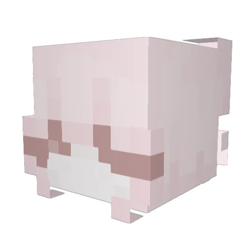 MissLinn Minecraft avatar head, 3D render