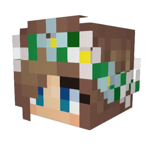 MissMaddie_ Minecraft avatar head, 3D render