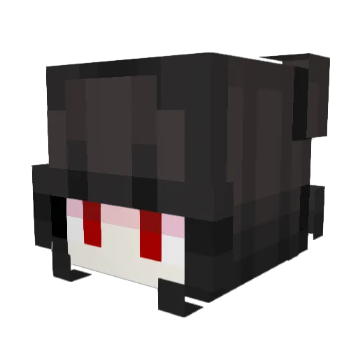MissMakimaSM Minecraft avatar head, 3D render