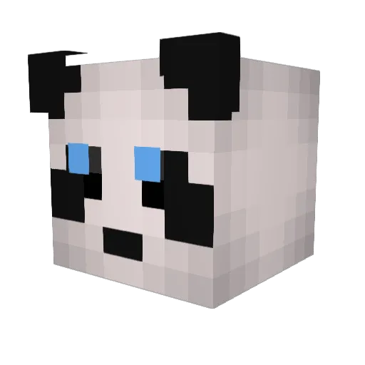 MissMandy252 Minecraft avatar head, 3D render