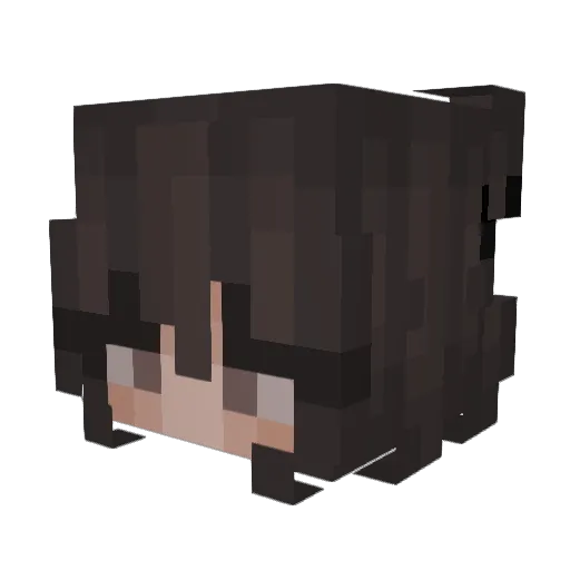 MissMcGregor Minecraft avatar head, 3D render