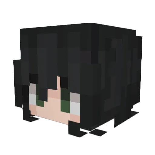 MissNuggets_ Minecraft avatar head, 3D render