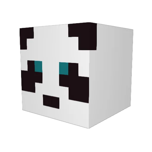 MissPiggy0808 Minecraft avatar head, 3D render