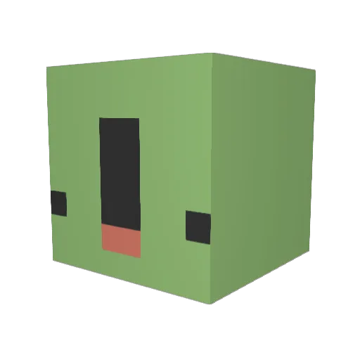 MissReaper1 Minecraft avatar head, 3D render