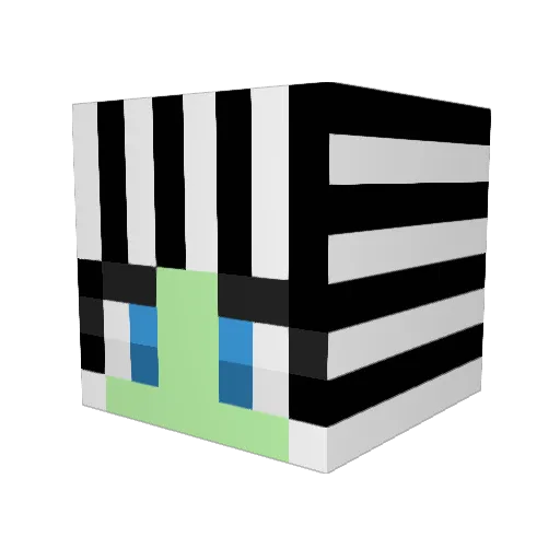 Miss_Akra Minecraft avatar head, 3D render