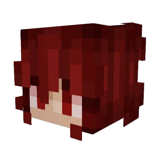 Miss_Annabelle Minecraft avatar head, 3D render