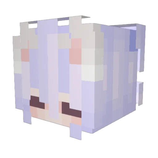 Miss_Arashi Minecraft avatar head, 3D render