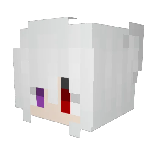Miss_Basil Minecraft avatar head, 3D render