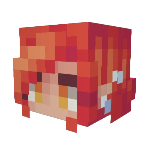 Miss_Calculation Minecraft avatar head, 3D render