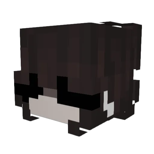 Miss_Dahlia Minecraft avatar head, 3D render