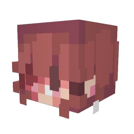 Miss_Elena31 Minecraft avatar head, 3D render