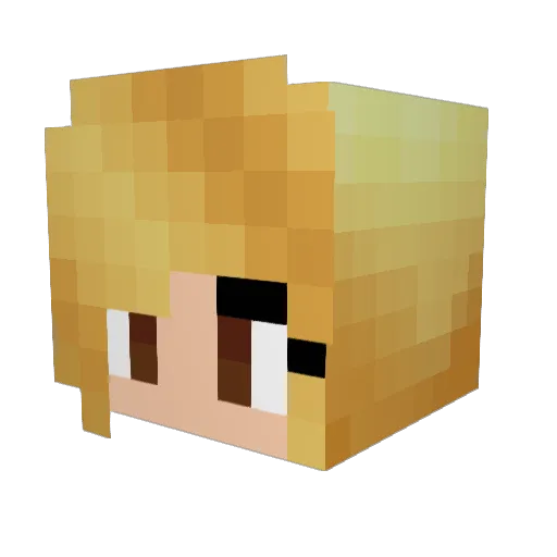 Miss_Lucyy Minecraft avatar head, 3D render