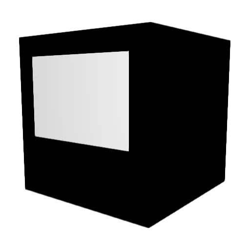 Miss_Matrix Minecraft avatar head, 3D render