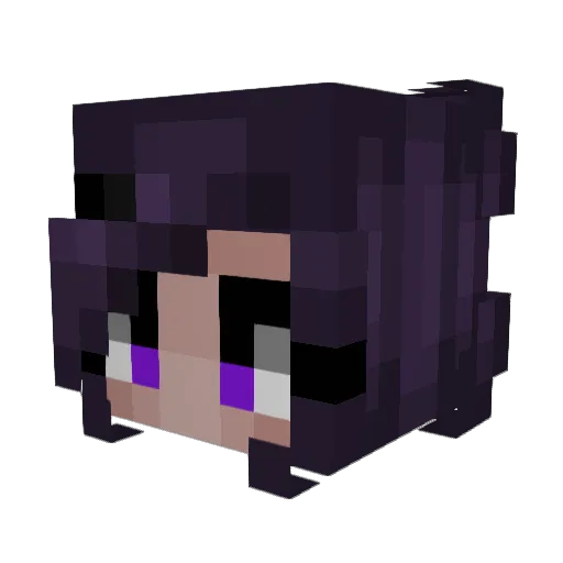 Miss_Moonlight00 Minecraft avatar head, 3D render