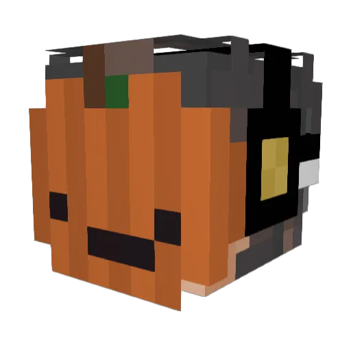 Miss_watermelon Minecraft avatar head, 3D render