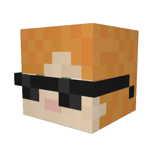 Missbehavin20 Minecraft avatar head, 3D render