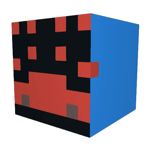MissileMan0310 Minecraft avatar head, 3D render
