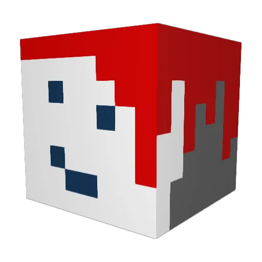 Missing1nAction Minecraft avatar head, 3D render