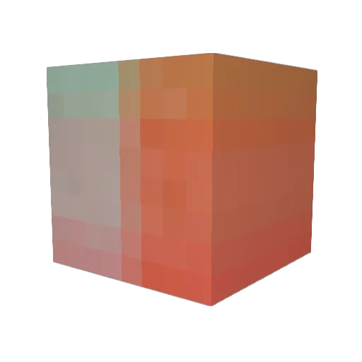 MissingFriday Minecraft avatar head, 3D render