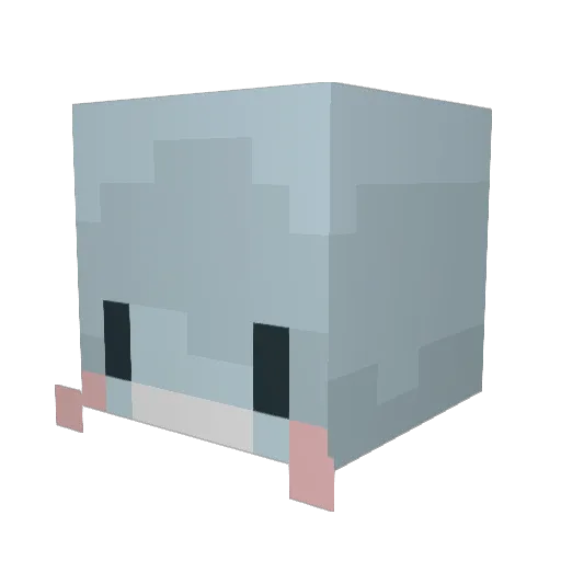 MissingSugar Minecraft avatar head, 3D render