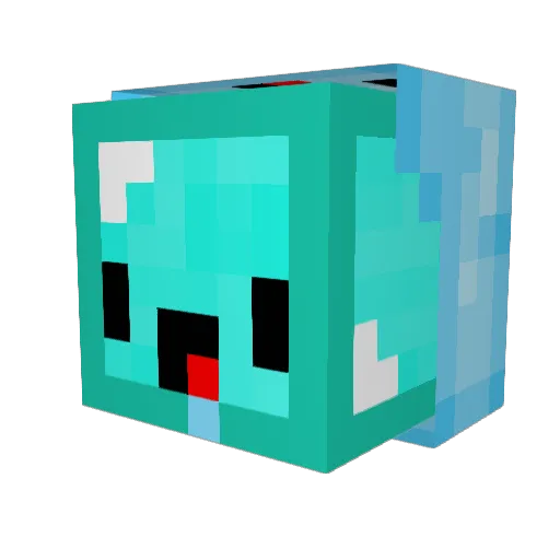 Missing_Love Minecraft avatar head, 3D render