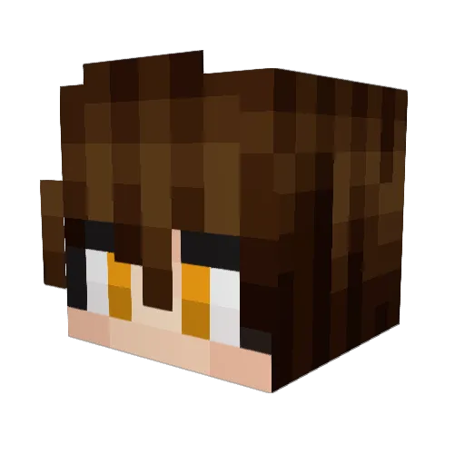Missing_Lyre Minecraft avatar head, 3D render