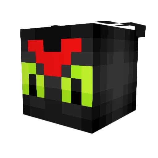 Missingno95 Minecraft avatar head, 3D render