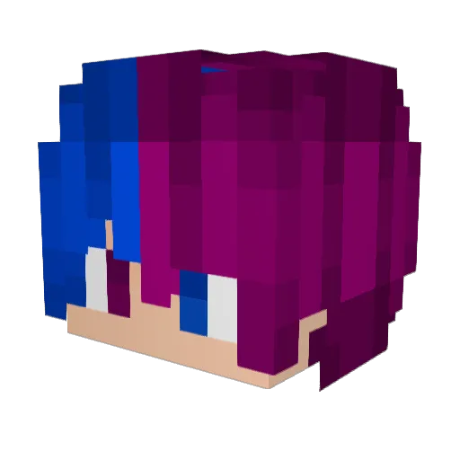MissisDonut Minecraft avatar head, 3D render
