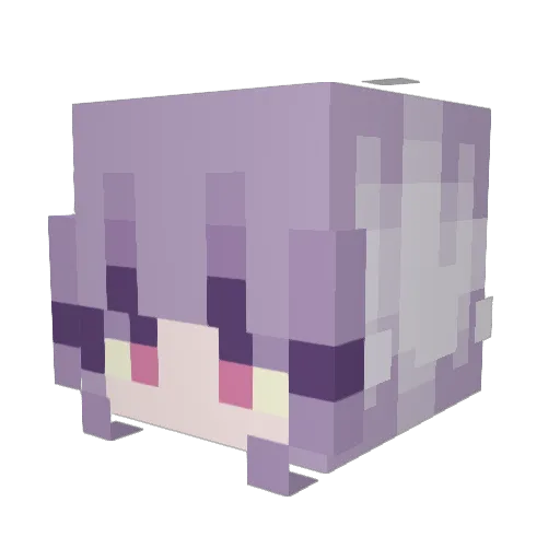 Misskaay Minecraft avatar head, 3D render