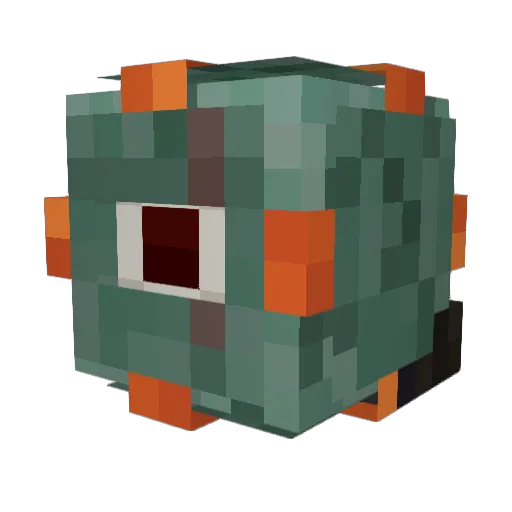 Missmanyfaces Minecraft avatar head, 3D render