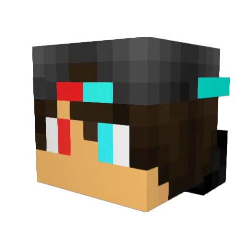 Missouri3042 Minecraft avatar head, 3D render