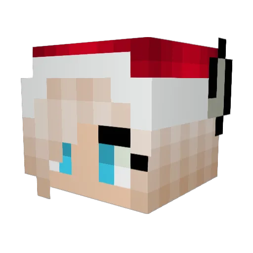 Missy5657 Minecraft avatar head, 3D render