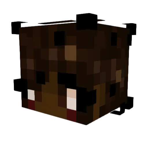 MissyMcFarlane Minecraft avatar head, 3D render