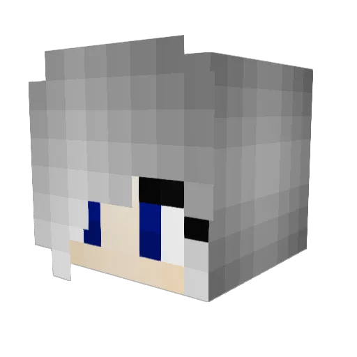 MissyMooMooo Minecraft avatar head, 3D render