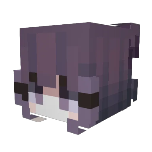 Missy_y Minecraft avatar head, 3D render