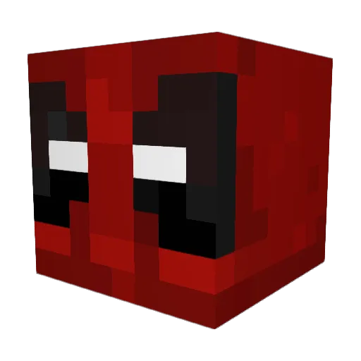 Missyneon Minecraft avatar head, 3D render