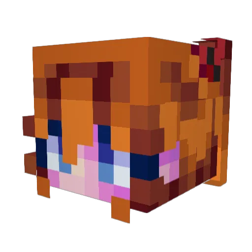 Mist646 Minecraft avatar head, 3D render